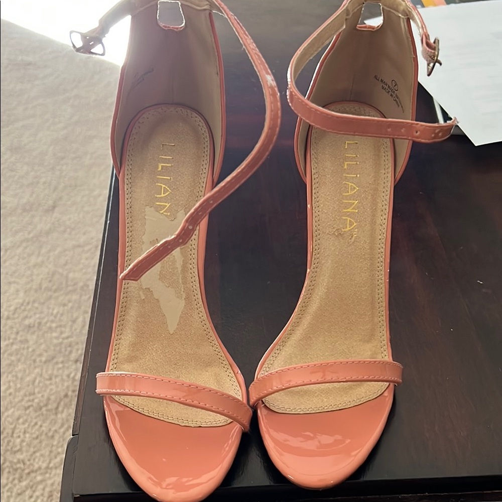 Liliana Women's Pink Strappy Heels